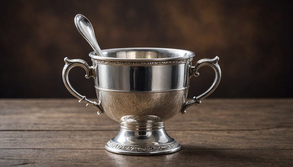 Créez une timbale en argent unique pour enfant avec prénom